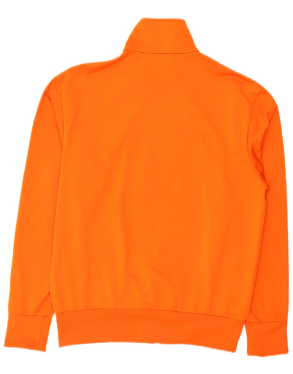 Adidas Mens Tracksuit Top Jacket Medium Orange Polyester