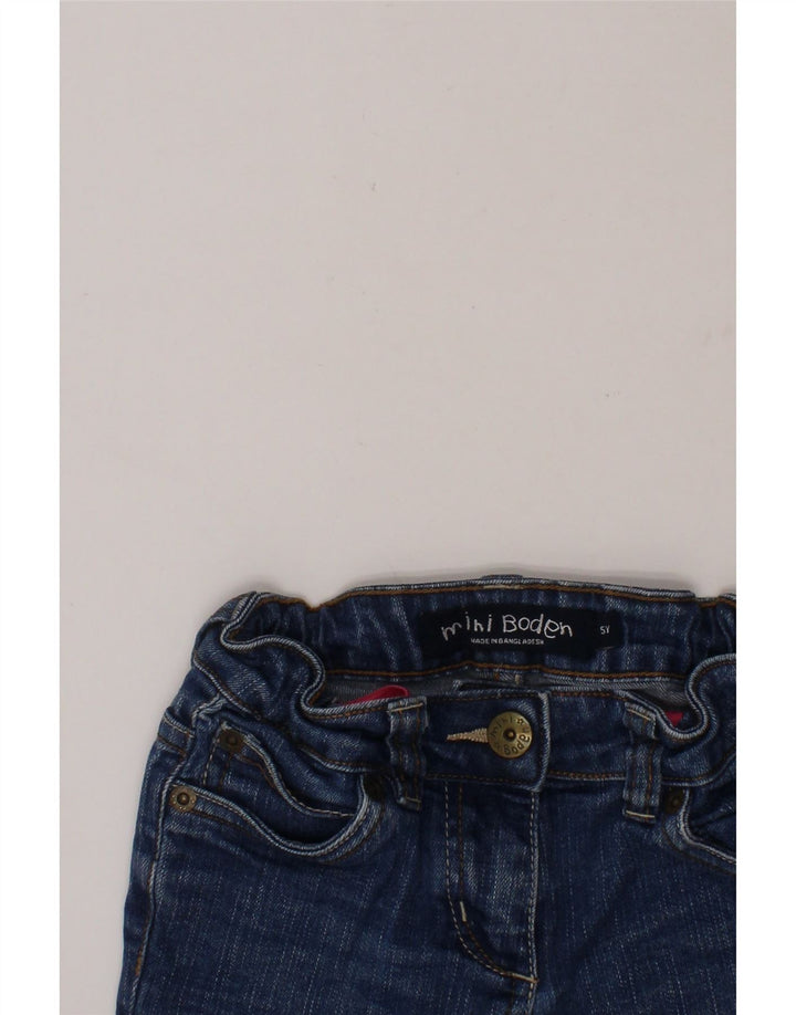 BODEN Girls Bootcut Jeans 4-5 Years W20 L17 Blue Cotton Vintage Boden and Second-Hand Boden from Messina Hembry 