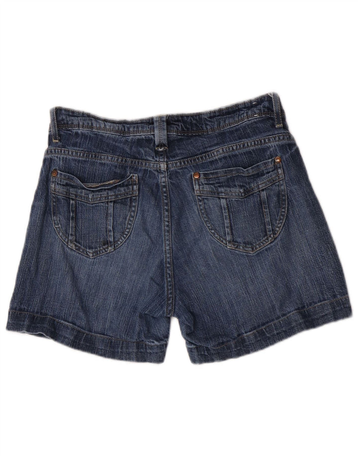 Lee Womens Low Waist Denim Shorts US 6 Medium W28  Blue Cotton