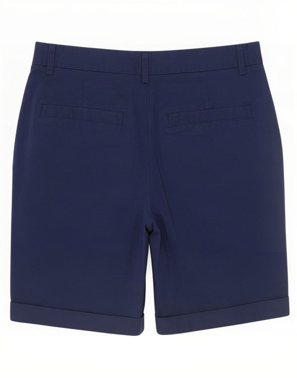 Zara Mens Chino Shorts EU 36 XS W29 Navy Blue Cotton