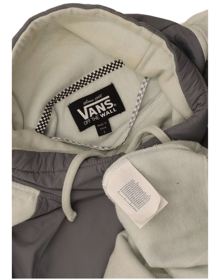 VANS Womens Sweatshirt Jumper UK 10 Small White Colourblock Cotton