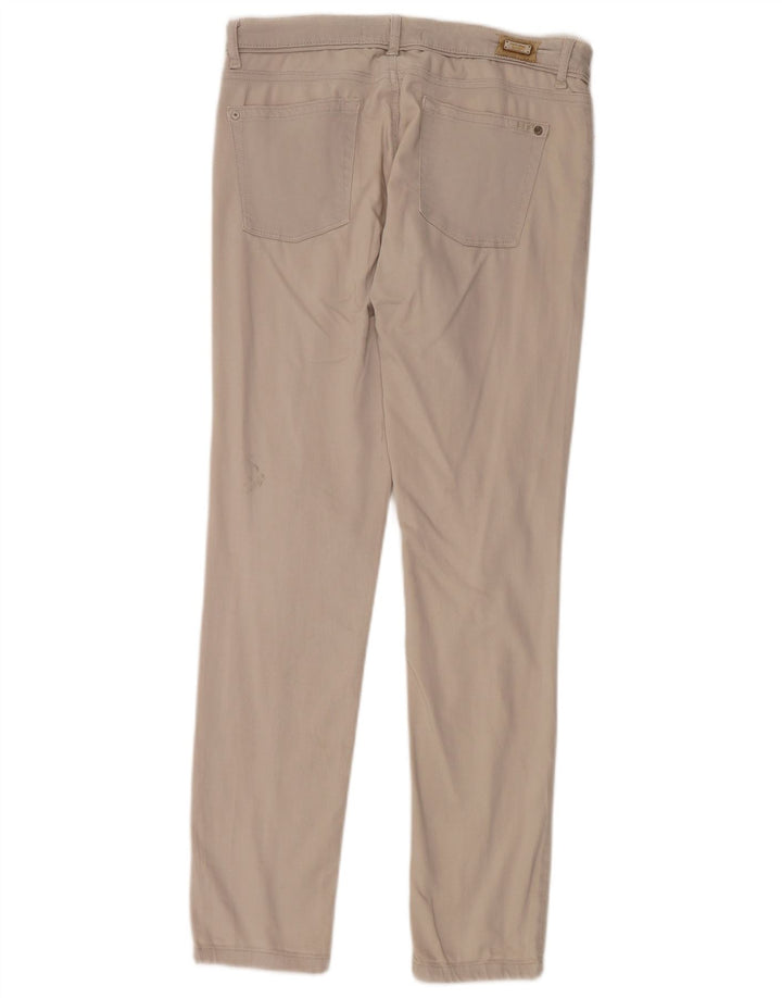 Zara Womens Slim Casual Trousers EU 40 Medium W30 L32 Beige