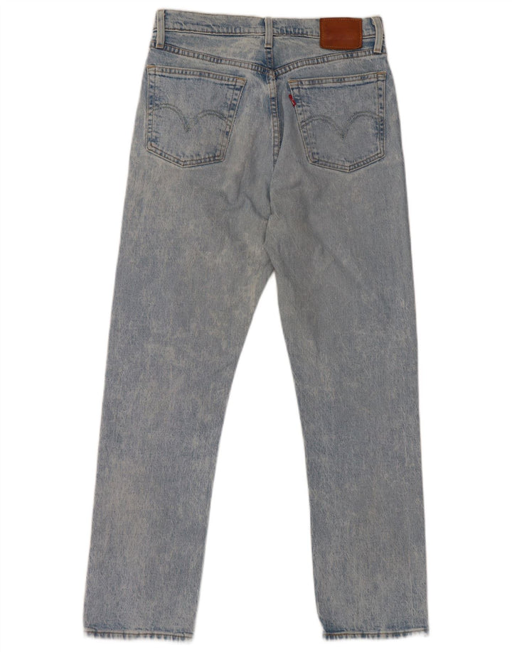 LEVI'S Mens Straight Jeans W27 L28 Blue Cotton