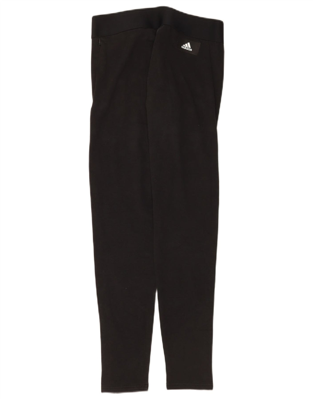 Adidas Womens Graphic Leggings UK 12/14 Medium Black Cotton