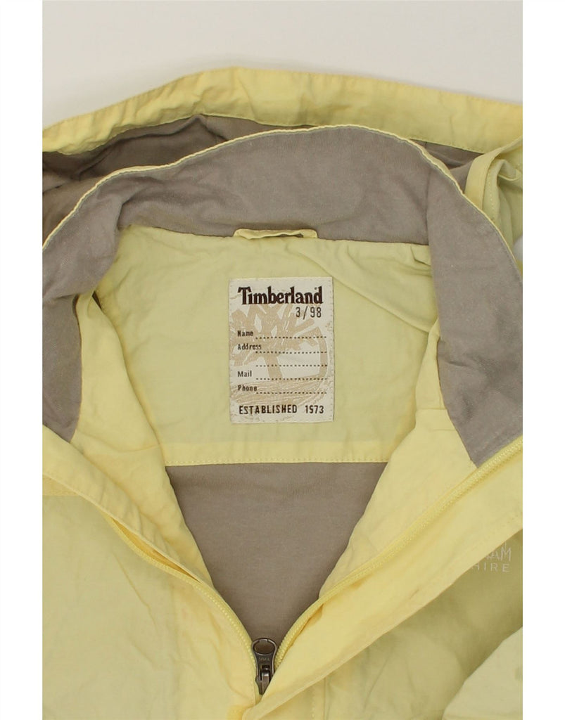 TIMBERLAND Boys Hooded Rain Jacket 2-3 Years Yellow Polyamide | Vintage Timberland | Thrift | Second-Hand Timberland | Used Clothing | Messina Hembry 