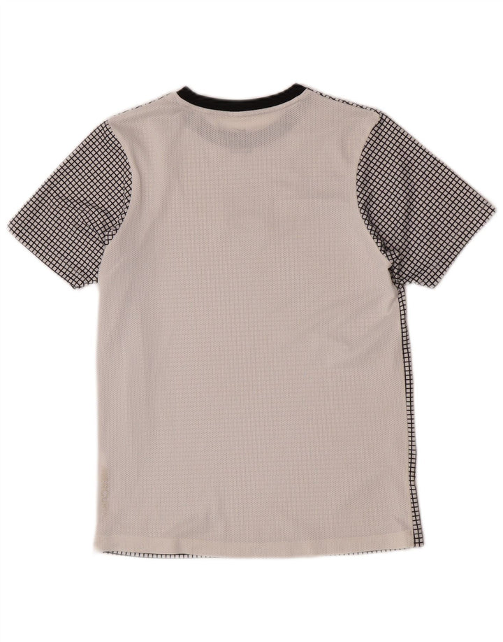 Nike Boys CR7 Graphic T-Shirt Top 12-13 Years Large White Check