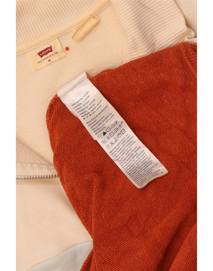Levi's Womens Sweatshirt Jumper UK 14 Medium Multicoloured Colourblock