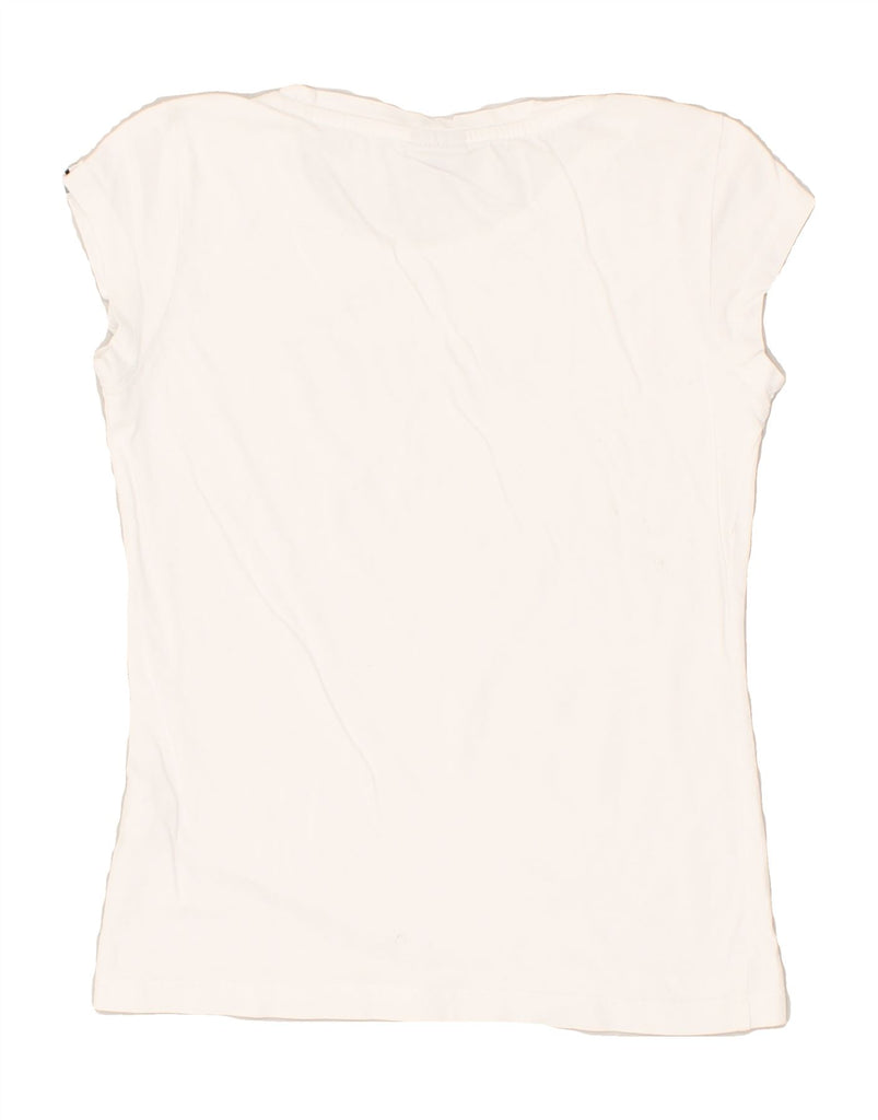 PUMA Girls Graphic T-Shirt Top 11-12 Years White Cotton | Vintage Puma | Thrift | Second-Hand Puma | Used Clothing | Messina Hembry 
