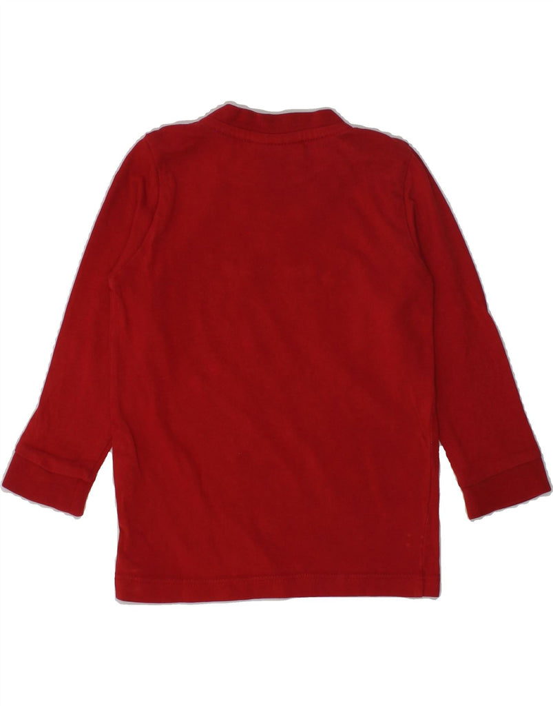 CHAMPION Baby Boys Graphic Top Long Sleeve 9-12 Months Red Cotton | Vintage Champion | Thrift | Second-Hand Champion | Used Clothing | Messina Hembry 