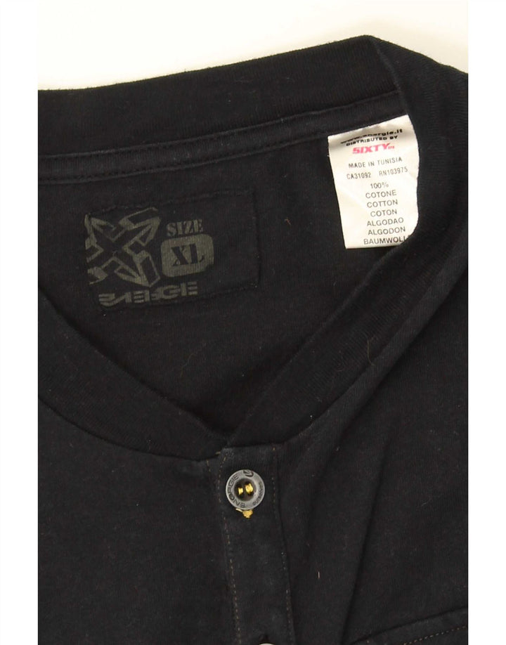 Energie Mens Top Long Sleeve XL Black Cotton