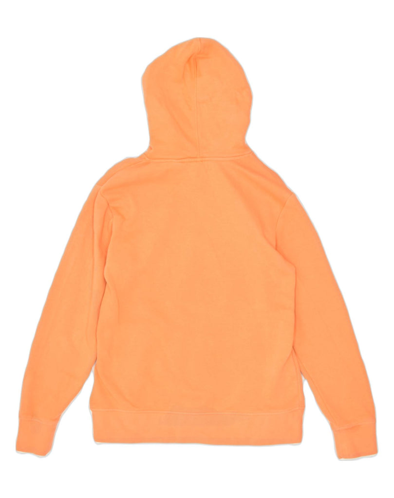 REEBOK Womens Graphic Hoodie Jumper Small Orange Cotton | Vintage | Thrift | Second-Hand | Used Clothing | Messina Hembry 