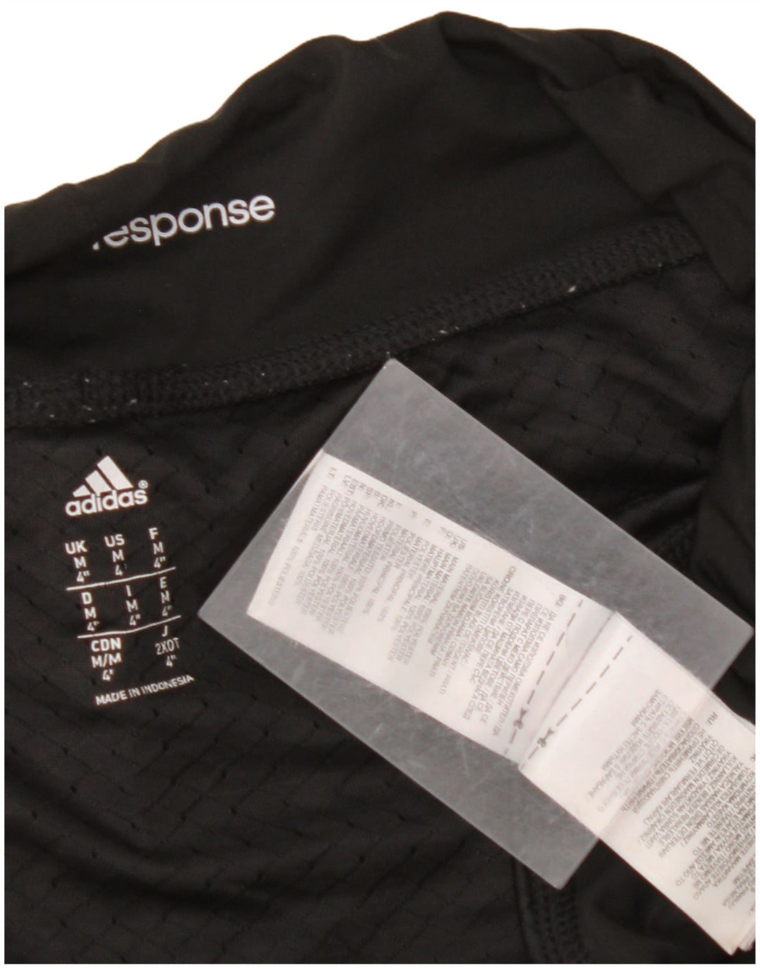 ADIDAS Womens Sport Shorts UK 14 Medium Black Polyester