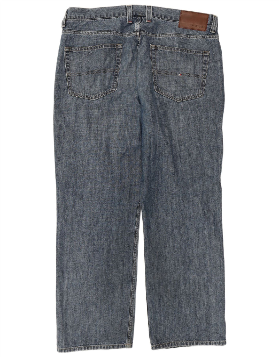 TOMMY HILFIGER Mens Straight Jeans W38 L30 Blue Cotton