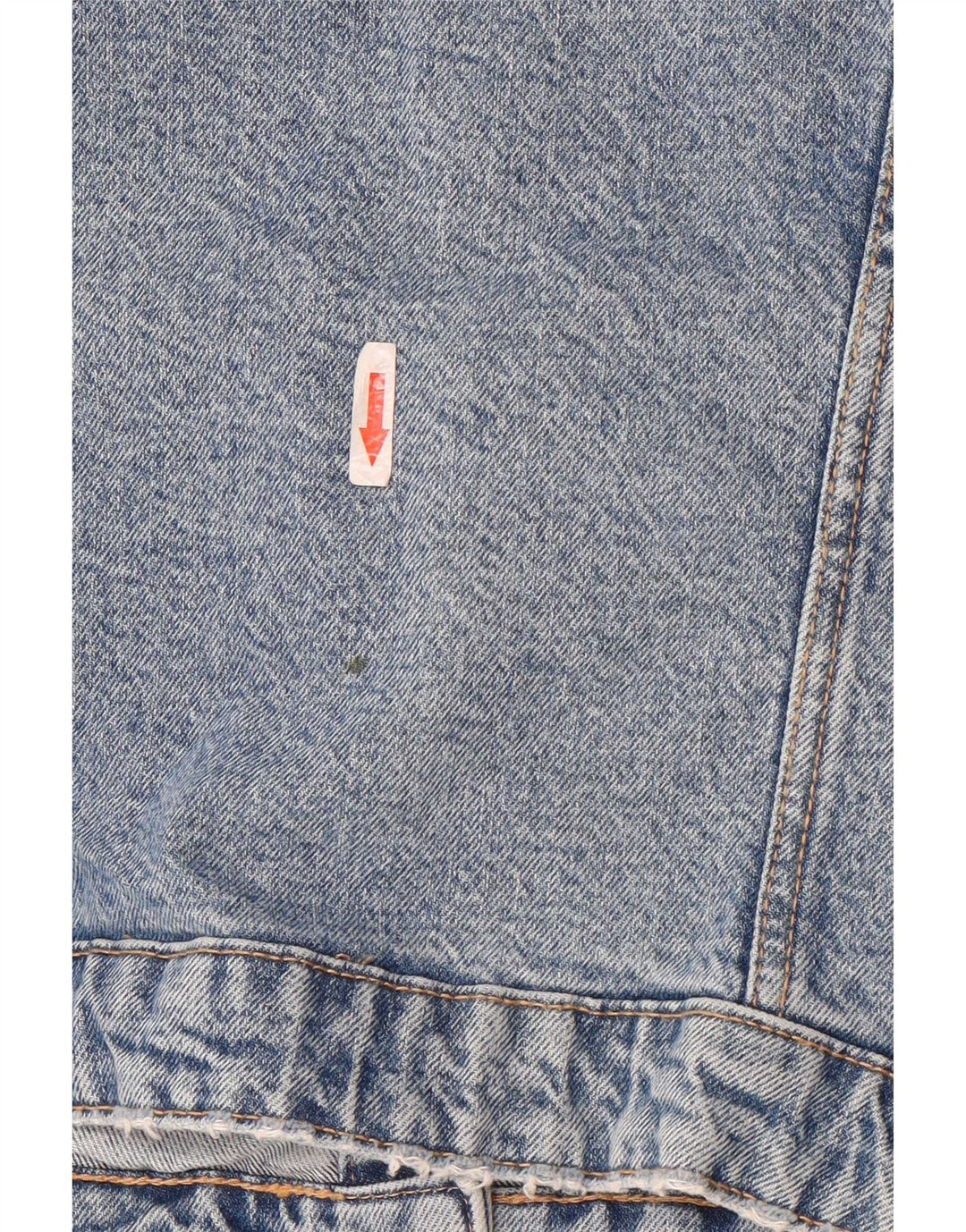 Zara Womens Denim Jacket UK 14 Large Blue Cotton