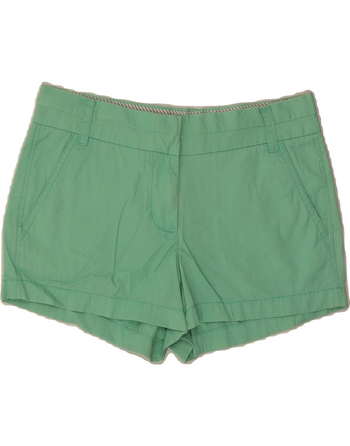 J. CREW Womens Brooklyn Chino Shorts Small W30 Green Cotton Vintage J. Crew and Second-Hand J. Crew from Messina Hembry 