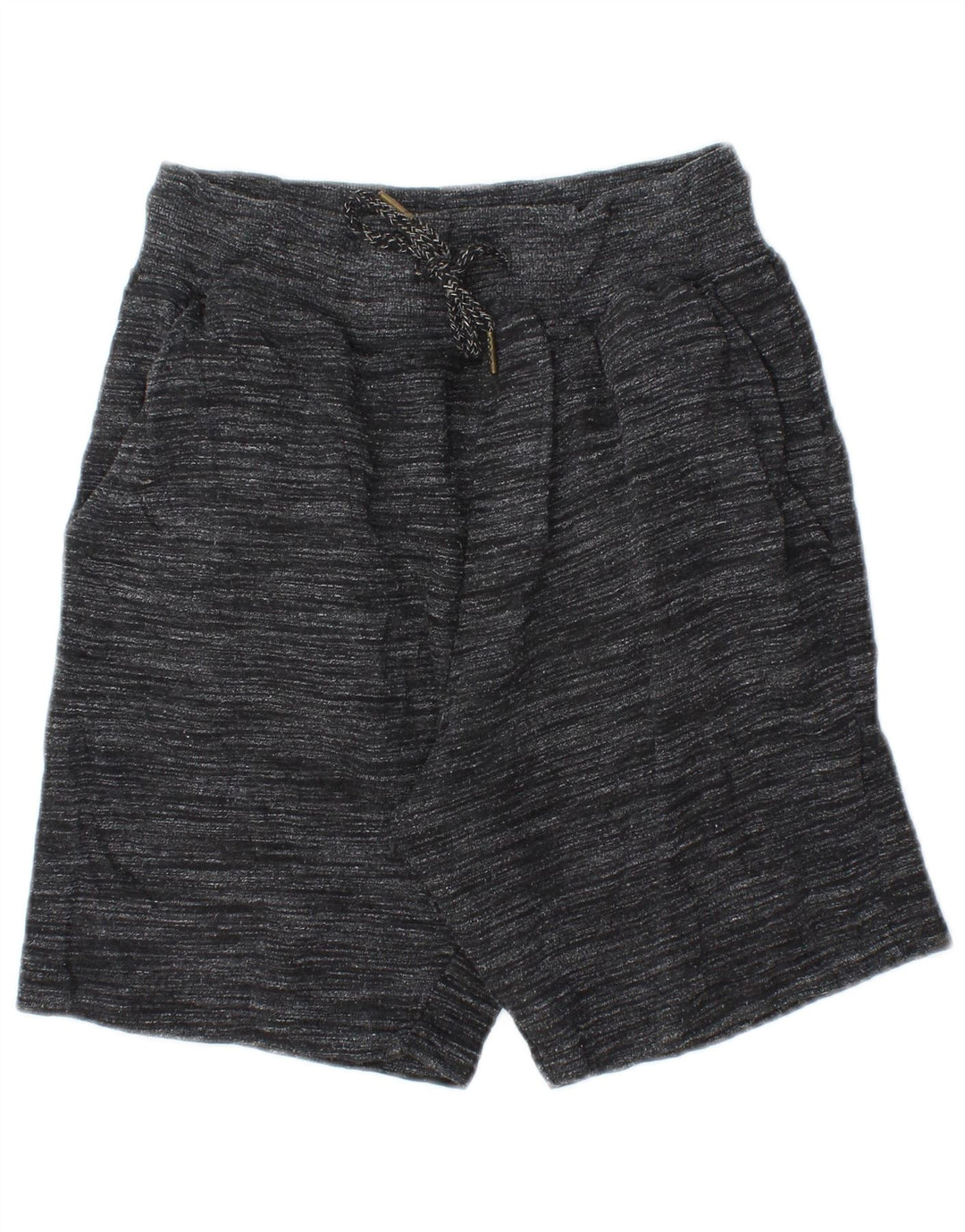 Zara Mens Sport Shorts Small  Grey Flecked Cotton