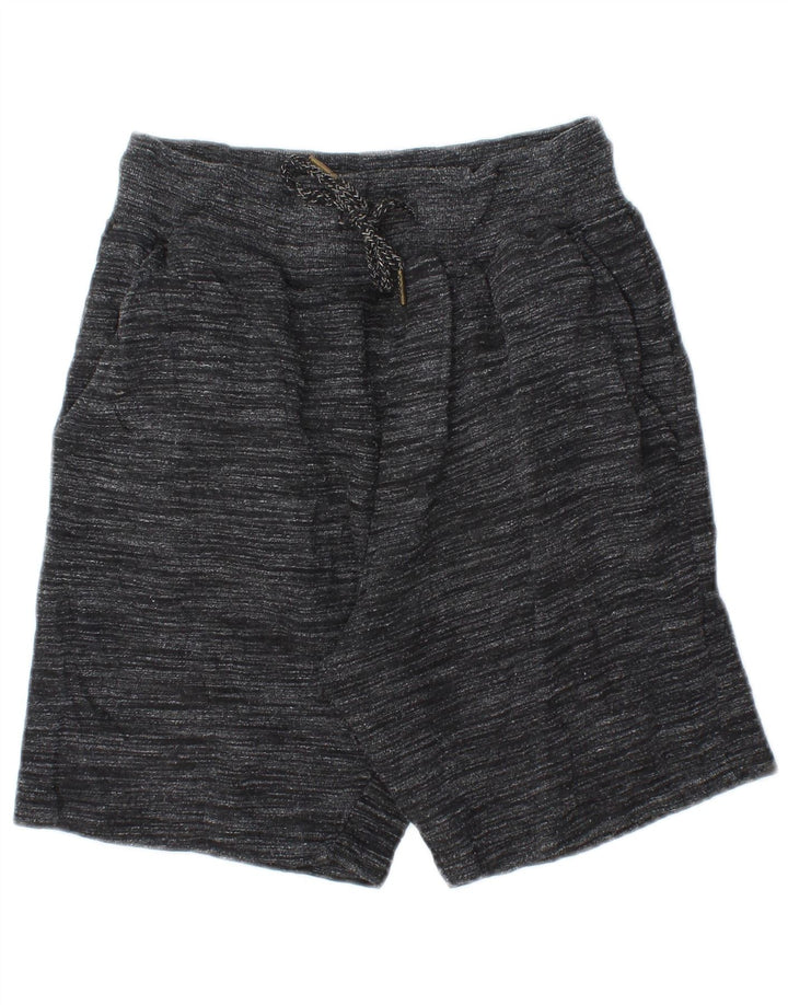 Zara Mens Sport Shorts Small  Grey Flecked Cotton