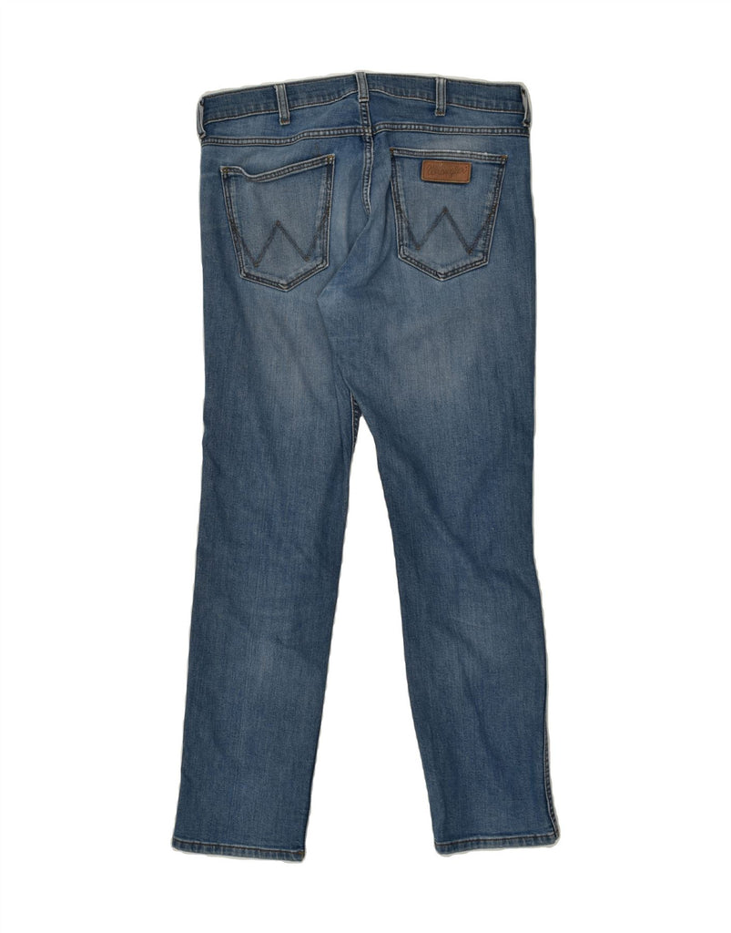 WRANGLER Mens Greensboro Slim Jeans W33 L32 Blue Cotton | Vintage Wrangler | Thrift | Second-Hand Wrangler | Used Clothing | Messina Hembry 