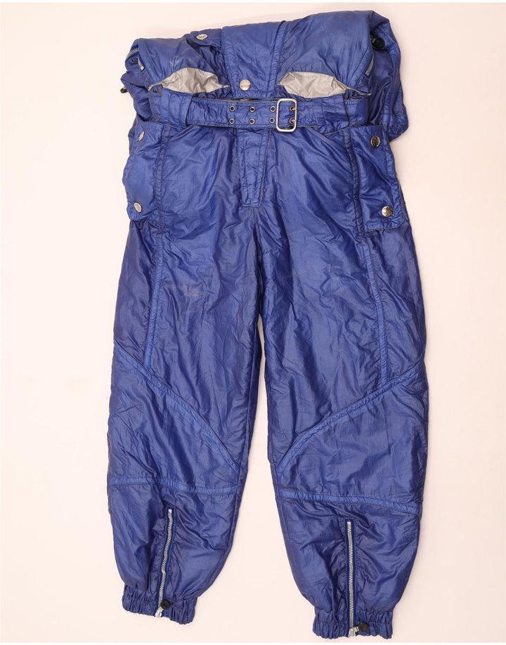 Cerruti 1881 Mens Ski Jumpsuit IT 52 Large Blue Polyamide