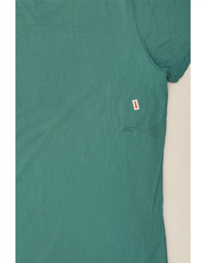 TOMMY HILFIGER Mens Graphic T-Shirt Top Medium Green Cotton | Vintage Tommy Hilfiger | Thrift | Second-Hand Tommy Hilfiger | Used Clothing | Messina Hembry 