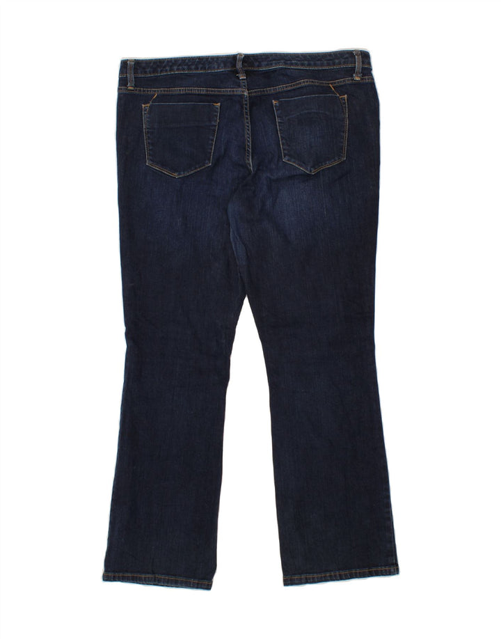 MOSSIMO Womens Short Modern Bootcut Jeans US 14 XL W38 L29 Navy Blue Vintage Mossimo and Second-Hand Mossimo from Messina Hembry 