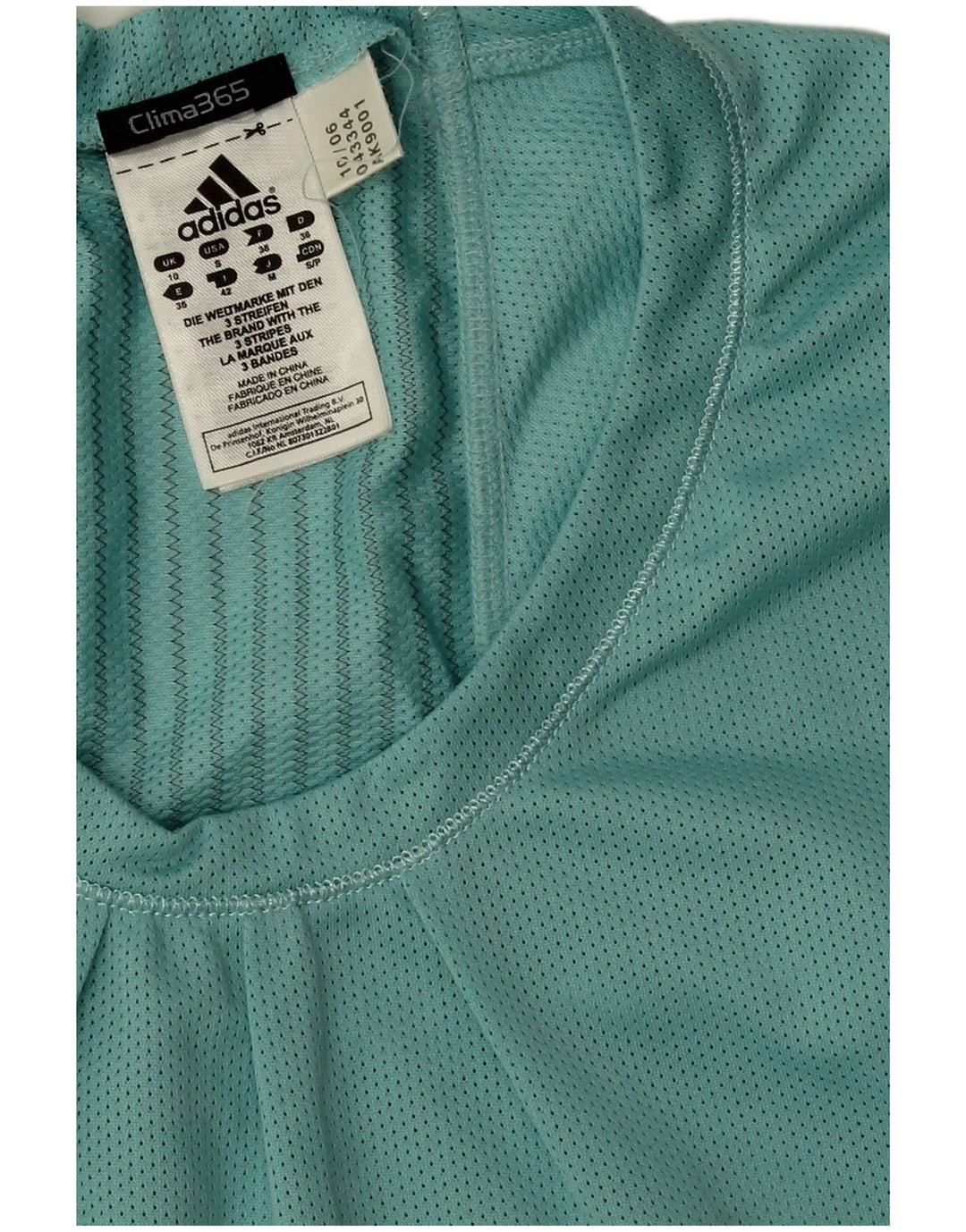 Adidas Womens Clima 365 Vest Top UK 10 Small Blue Polyester