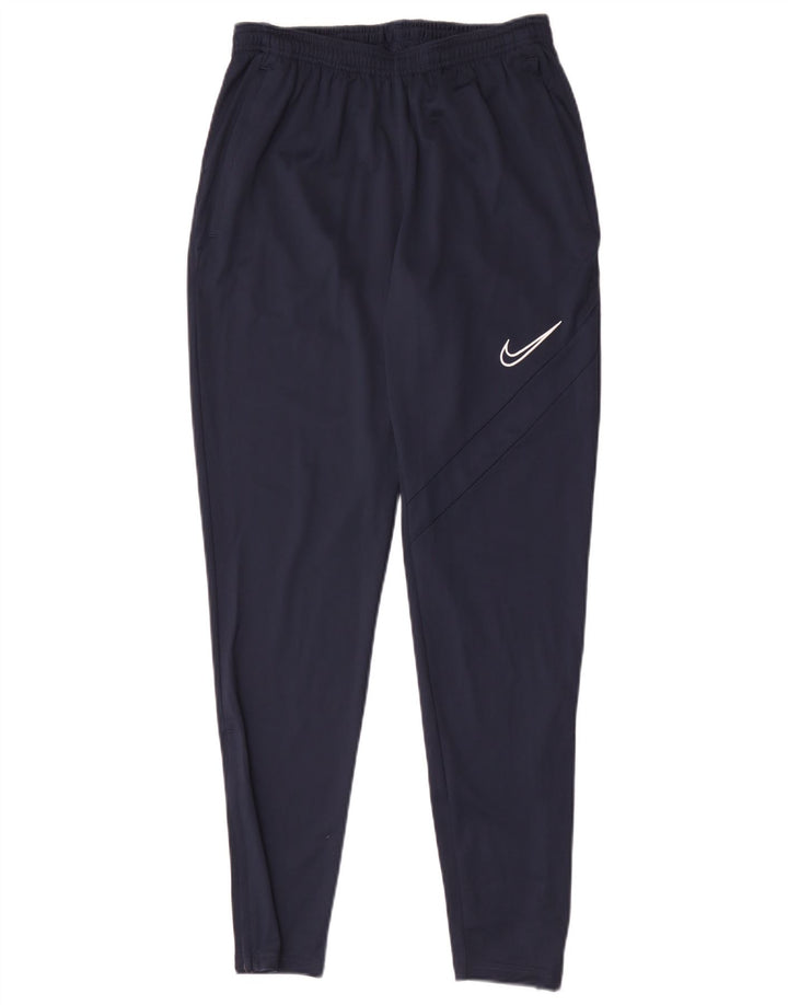 Nike Mens Tracksuit Trousers Small  Navy Blue Polyester