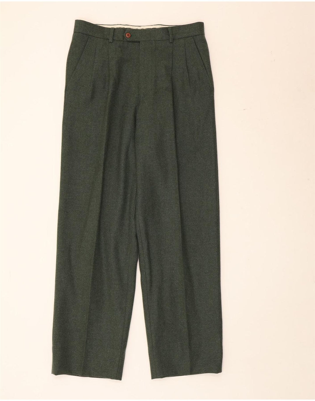 Valentino Mens Pegged Suit Trousers IT 48 Medium W32 L31 Green