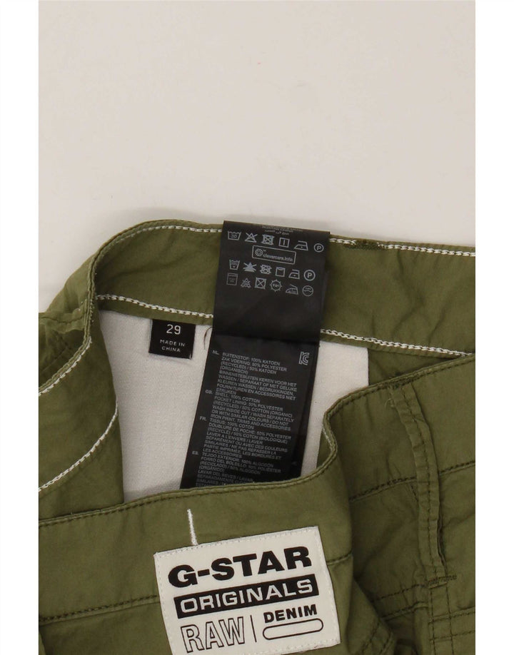 G-Star Mens Chino Shorts W29 Small Khaki Cotton