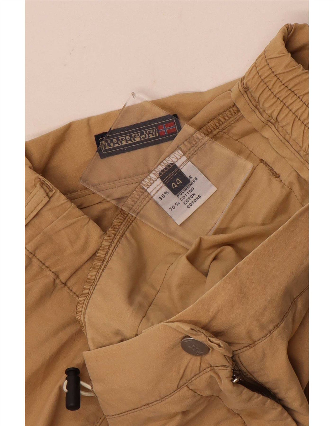 Napapijri Womens Joggers Cargo Trousers IT 44 Medium W32 L32 Beige