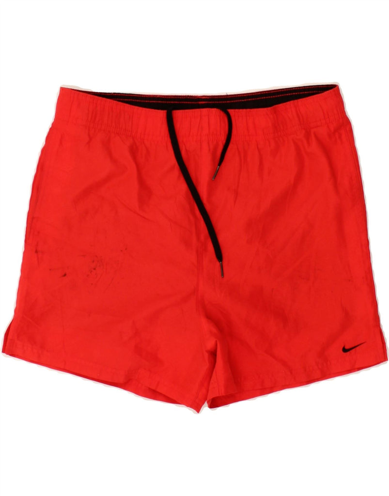 NIKE Mens Sport Shorts Small Red Polyester Vintage Nike and Second-Hand Nike from Messina Hembry 