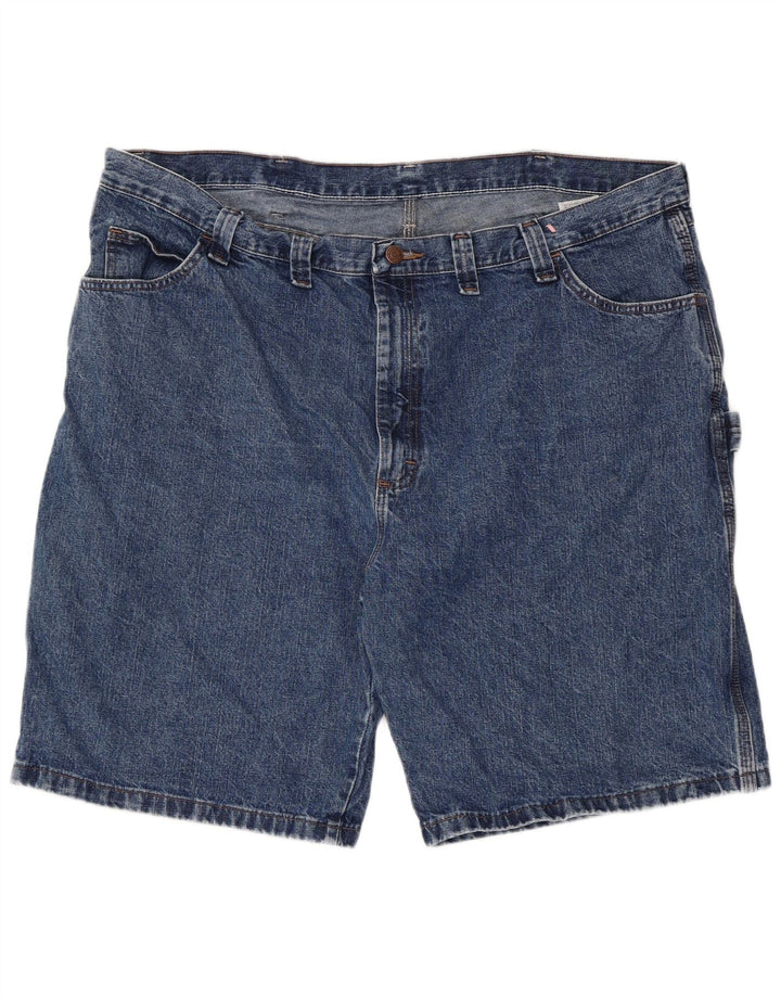 Wrangler Mens Carpenter Denim Shorts W44 2XL Blue Cotton