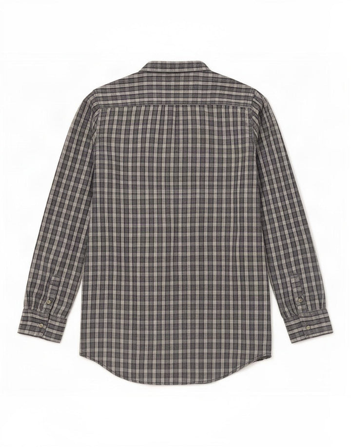 Sun68 Womens Pullover Shirt UK 10 Small Grey Check Cotton