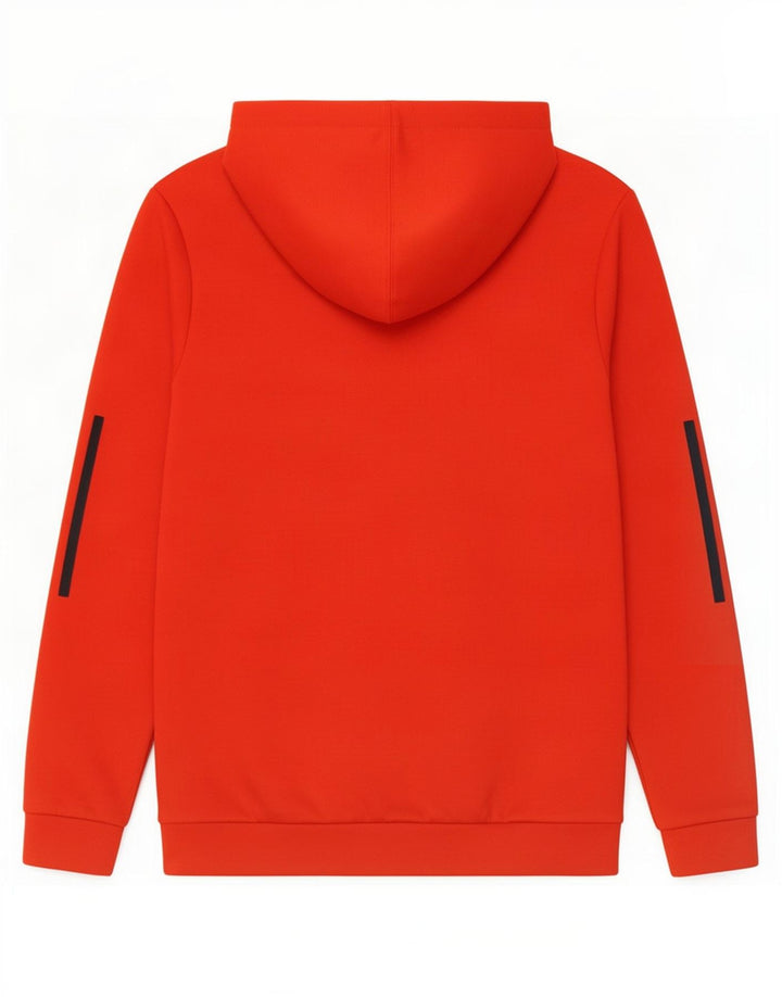 Adidas Mens Graphic Hoodie Jumper XS Red Polyester