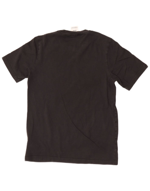 Adidas Mens Graphic T-Shirt Top Small Black Cotton