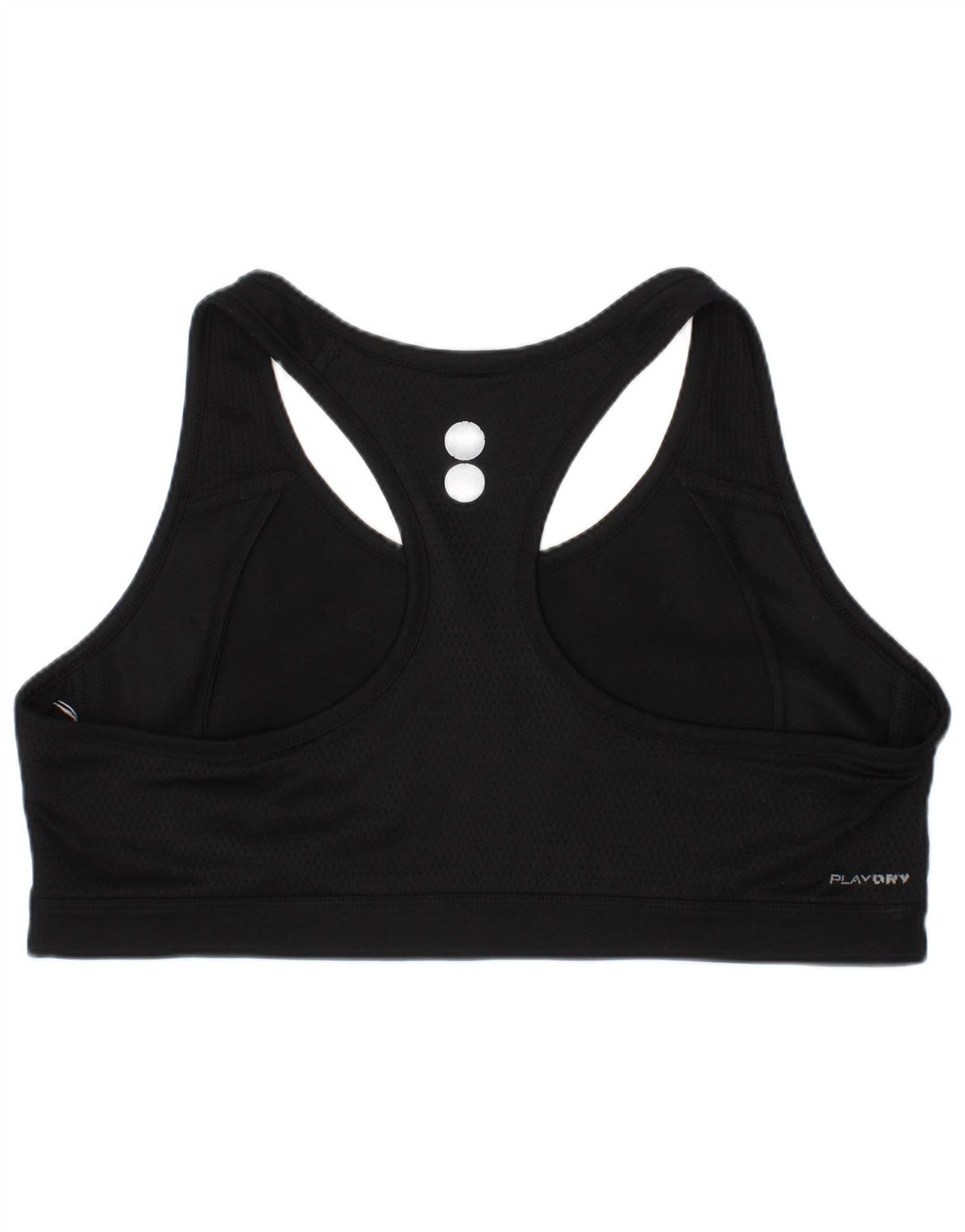 Reebok Womens Sport Bra Top Large Black Sports