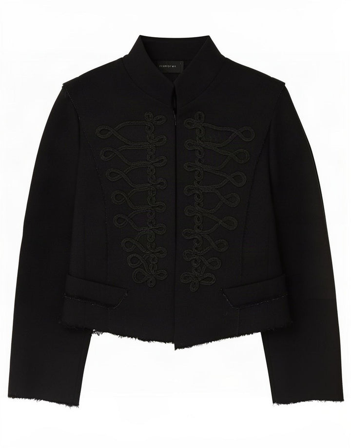 Zara Womens Bolero Jacket UK 14 Large Black