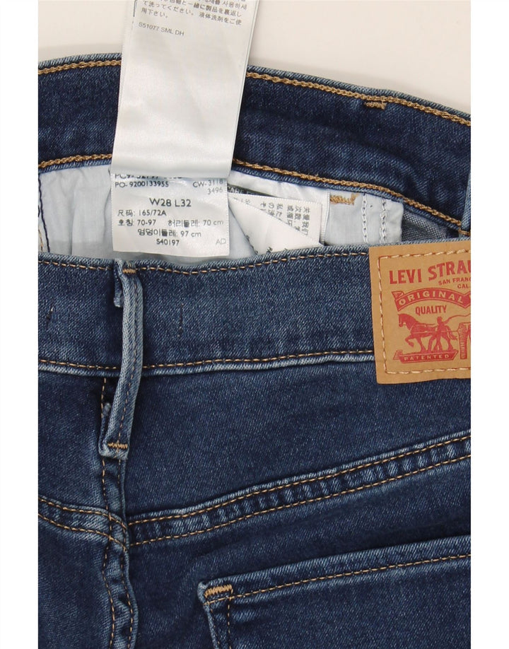 LEVI'S Womens Skinny Jeans W28 L26 Blue Cotton Vintage Levi's and Second-Hand Levi's from Messina Hembry 