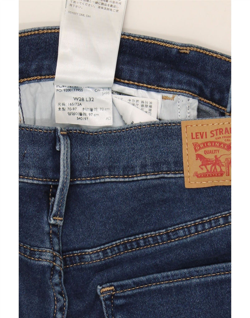 LEVI'S Womens Skinny Jeans W28 L26 Blue Cotton Vintage Levi's and Second-Hand Levi's from Messina Hembry 