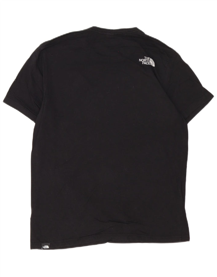 The North Face Mens T-Shirt Top Medium Black Cotton