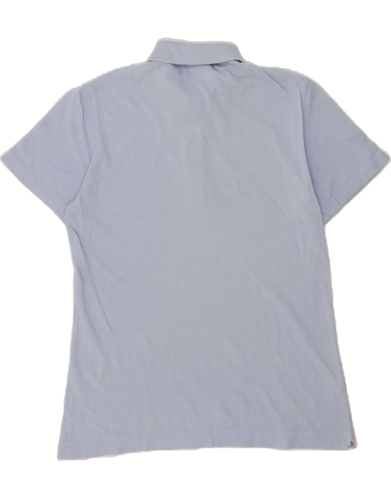LACOSTE Mens Polo Shirt Size 4 Medium Blue Check Cotton Vintage Lacoste and Second-Hand Lacoste from Messina Hembry 
