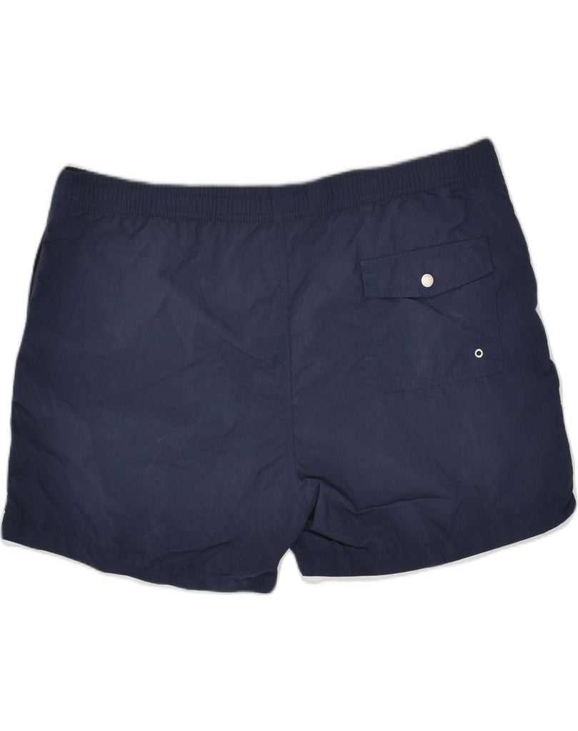 HENRY COTTONS Mens Swimming Shorts 2XL Navy Blue Polyamide | Vintage Henry Cottons | Thrift | Second-Hand Henry Cottons | Used Clothing | Messina Hembry 