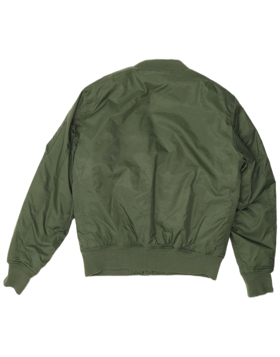 Urban Classics Mens Bomber Jacket UK 40 Large Green Nylon