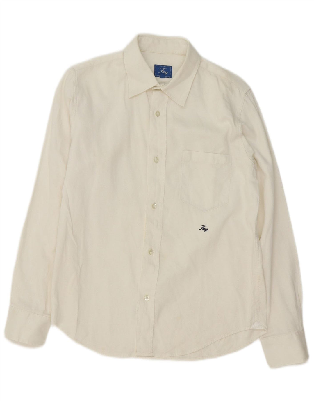 Fay Boys Shirt 11-12 Years White Cotton