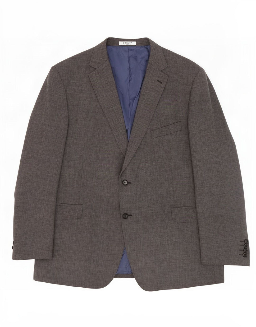 Marks & Spencer Mens 2 Button Blazer Jacket UK 48 2XL Grey Wool