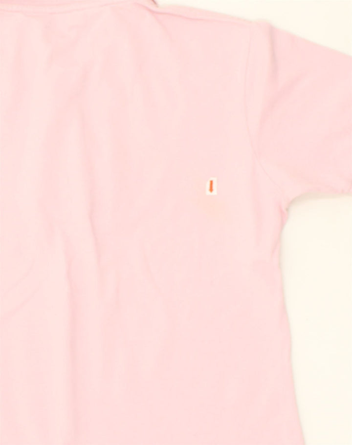 KAPPA Womens Polo Shirt UK 14 Medium Pink Cotton | Vintage Kappa | Thrift | Second-Hand Kappa | Used Clothing | Messina Hembry 