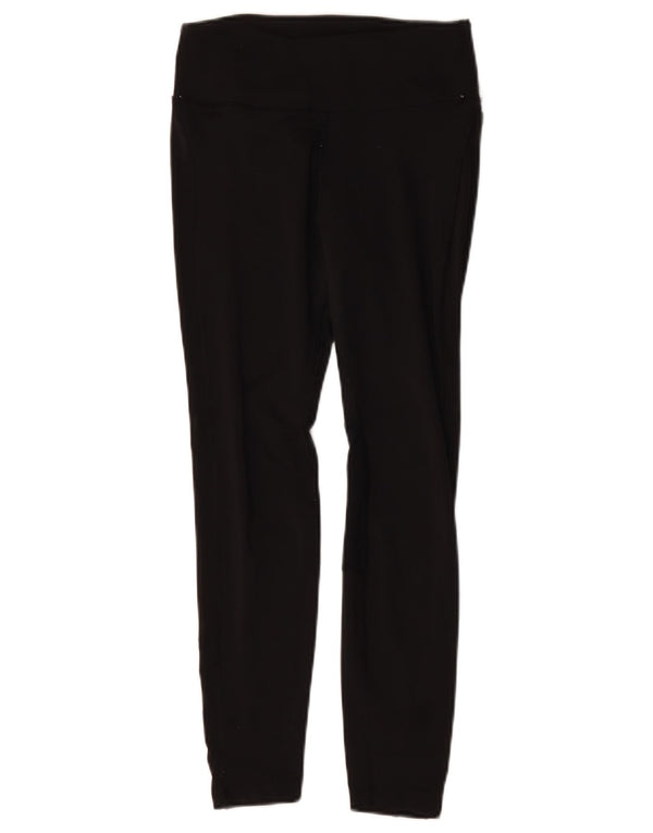 Nike Womens Dri Fit Leggings UK 8 Small Black Polyester