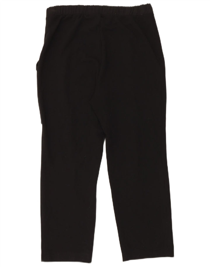 Zara Womens Straight Chino Trousers Large W30 L26 Black