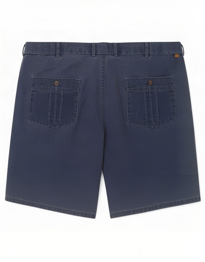 Farah Mens Chino Shorts W38 XL Blue Polyester