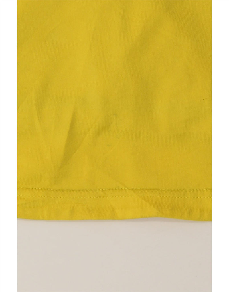 NIKE Womens Dri Fit Tracksuit Top Jacket UK 14 Medium Yellow Colourblock Vintage Nike and Second-Hand Nike from Messina Hembry 